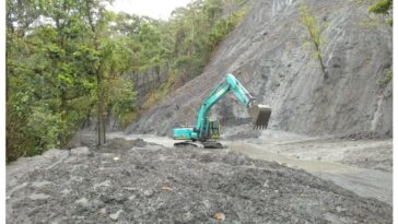 Nueva emergencia por deslizamiento de tierra en el km 83, vía del Cusiana