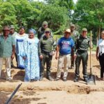 Polfa colocó primera piedra para construir aula en patajatamana, zona rural de Maicao
