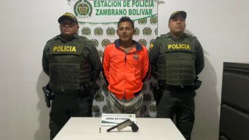 Policía capturó dos hombres portando armas de manera ilegal en Bolívar