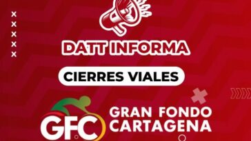 Por competencia de Gran Fondo Cartagena, habrá cierres viales en Avenida Santander