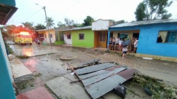 Reportan nuevas emergencias en Sucre por lluvias y vientos huracanados