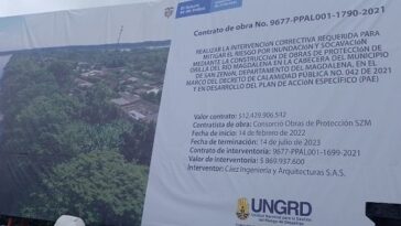 Socializan inicio de obras de  construcción de la Muralla Protectora de Inundaciones en San Zenón