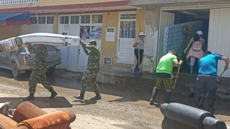 Soldados apoyan emergencia en San Andrés