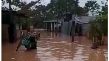 Tras inundación, 480 habitantes se vieron afectados en Puerto Boyacá