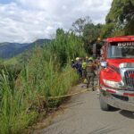 Un Jeep se salió de la carretera en la vía a La Cabaña y una mujer perdió la vida