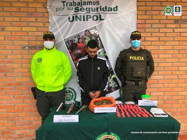 Un hombre que estaría traficando con estupefacientes en zona metropolitana de Cúcuta fue enviado a la cárcel