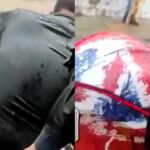 Video: Policías recatan a hombre arrastrado por arroyo en Barranquilla