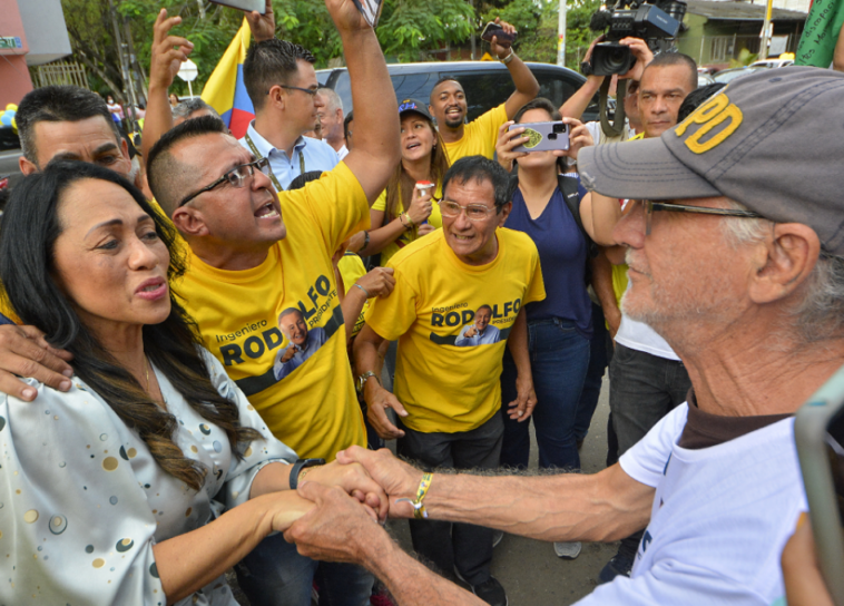 Video: así recibieron los caleños a Marelen Castillo, candidata de Rodolfo Hernández a la 'Vice'