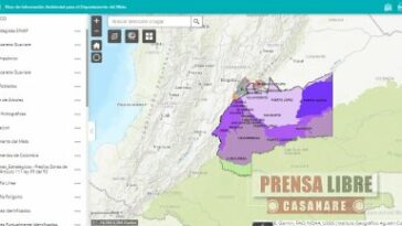 Visor de Información Ambiental, herramienta de Cormacarena con la información geográfica del Meta