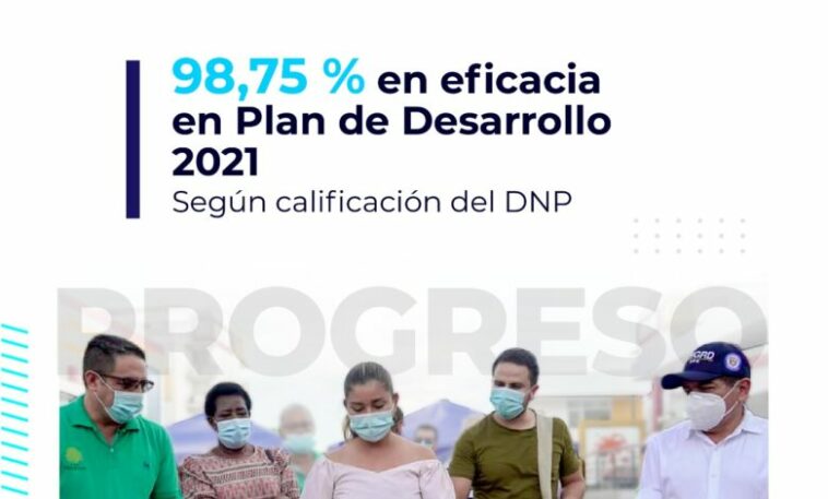 Yopal continúa por encima del promedio nacional en el ranking de eficacia del plan de Desarrollo 2021