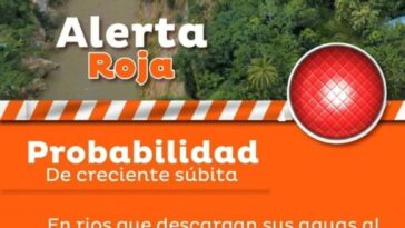 ¡Atención! Alerta roja en Santa Marta por probabilidad de crecientes súbitas