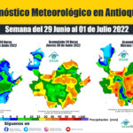 Pronóstico fuertes lluvias en Antioquia