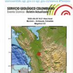 sismo temblor antioquia 25 junio