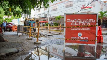 Alcaldía inicia reposición de placas en El Rodadero y el Aeropuerto 