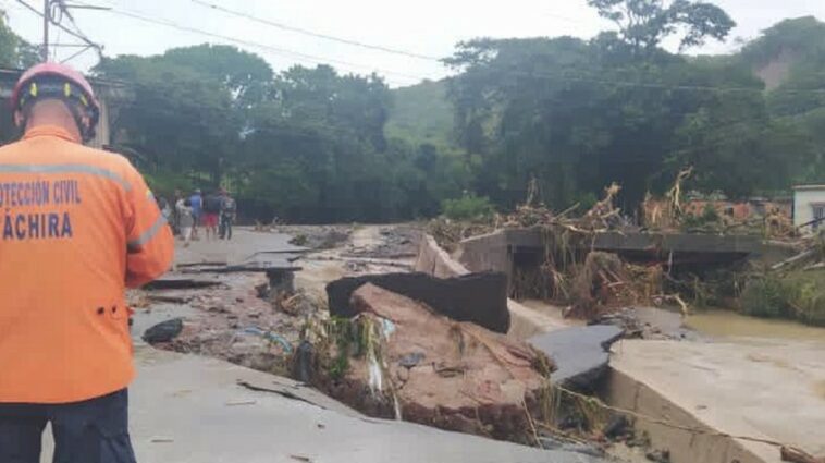 Autoridades en el Táchira en alerta por lluvias