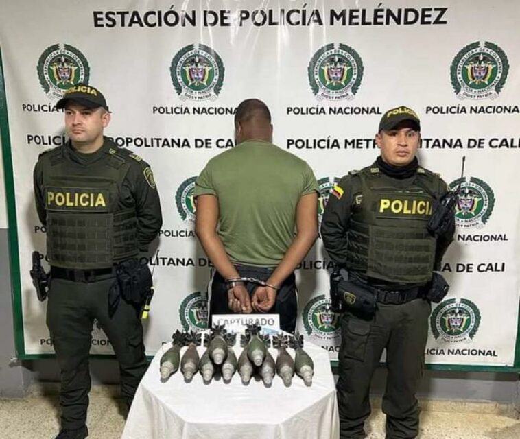 Capturan a soldado con 10 granadas para mortero del Batallón Pichincha