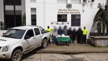 Capturaron a seis personas que iban armados en la vía Aguadas – Sonsón