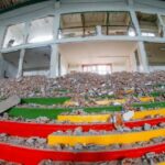 Comenzó la remodelación del Coliseo Menor Ramón Marín Vargas de cara a los Juegos Nacionales y Paranacionales 2023