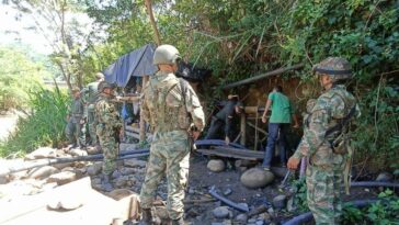 Cuatro capturados en Caldas por explotación ilícita de yacimientos mineros