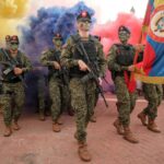 Desfile militar de Independencia se tomó el Centro Histórico de Cartagena