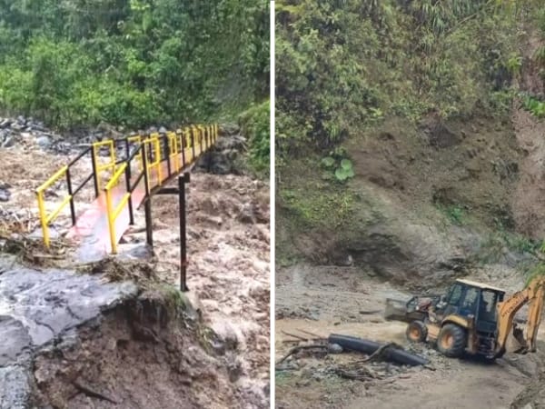 Después de los destrozos y afectaciones por la ola invernal, en Puerres tratan de recuperarse