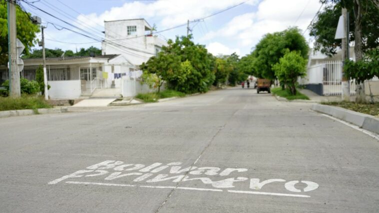 El Rodeo ya tiene el 100% de su vía principal pavimentada