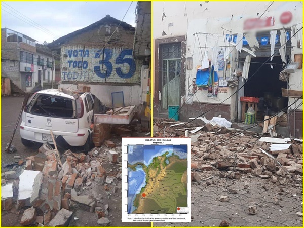 El temblor que se sintió en Nariño destruyó varias viviendas en Ecuador y  en Ipiales hubo varias evacuaciones