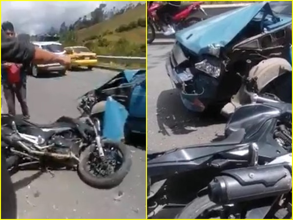 Trágico accidente en Nariño: Yobani iba en moto y murió tras chocar contra vehículo