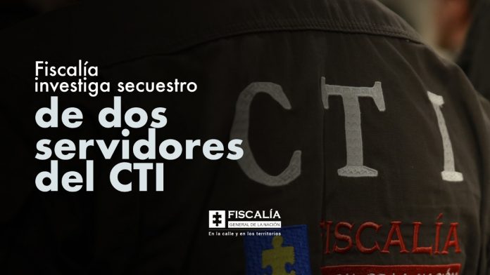 Fiscalía investiga secuestro de dos servidores del CTI