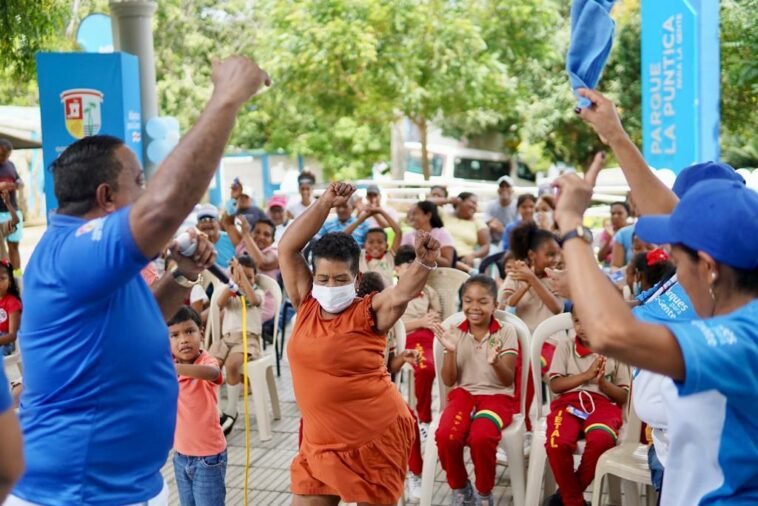 Celebración del primer año del parque ‘La puntica’.