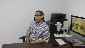 Roberto Guerrero Flórez, director del Centro de Colecciones Científicas adscrito a la vicerrectoría de Investigación de la Universidad del Magdalena.