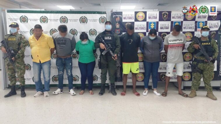 Judicializados seis presuntos integrantes del Clan del Golfo en Bolívar