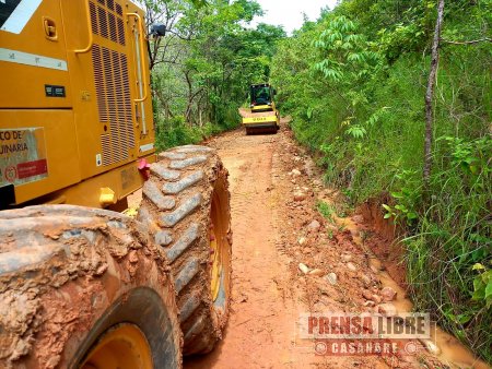 Maquinaria de Gestión del Riesgo atiende emergencias en varios puntos de Casanare