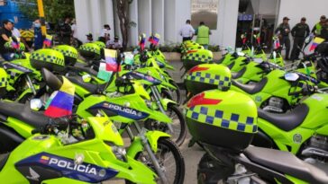 Policía Metropolitana recibió 160 motos nuevas