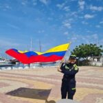 Policía del Magdalena conmemoró el Día de la Independencia en la Catedral de Santa Marta