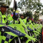 Policía recibió nuevas motocicletas en Montería