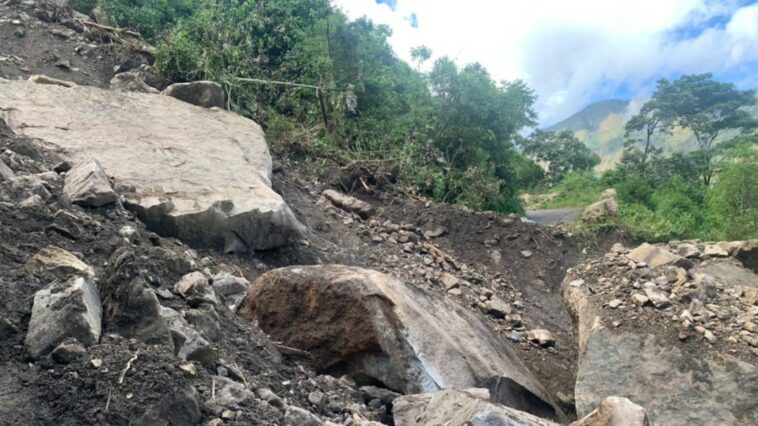 Por derrumbe incomunicados Paya y Pisba con el centro de Boyacá