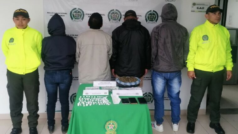 Por tráfico de drogas fueron capturados "Los Caracoles" en Riosucio