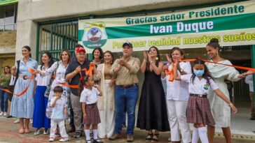 Presidente Iván Duque entrega megacolegio en Toluviejo, Sucre