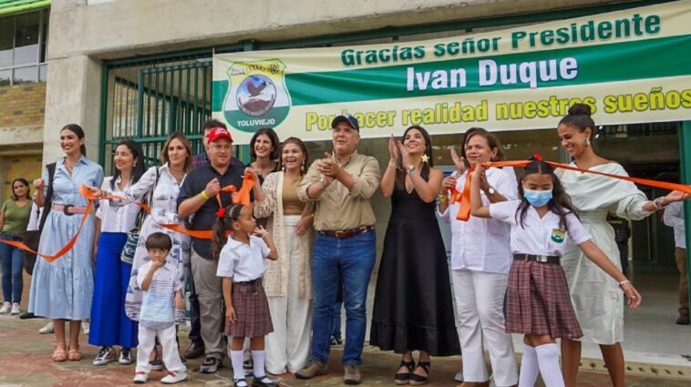 Presidente Iván Duque entrega megacolegio en Toluviejo, Sucre