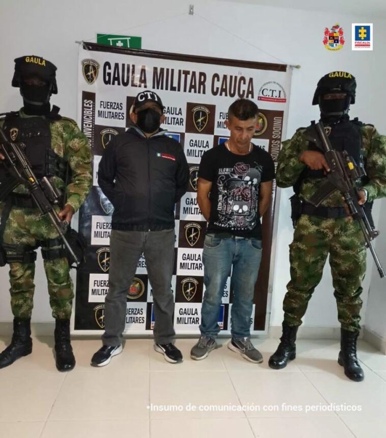 Privado de la libertad presunto implicado en homicidio en el Cauca