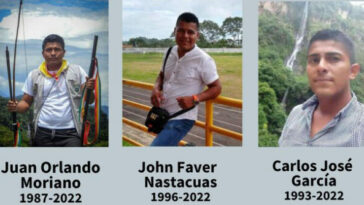 Rechazaron asesinato de tres integrantes del pueblo Awá