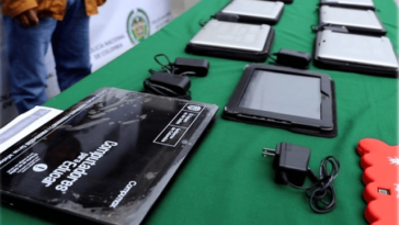 Recuperaron ocho tablets que fueron robadas en un colegio de Villamaría