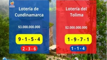 Resultado Loteria de Cundinamarca y Tolima