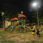 Se entregó iluminación modernizada al parque del barrio Vencedores