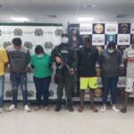 Seis presuntos integrantes del Clan del Golfo capturados en Cartagena