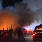 Señalan a un policía de provocar el voraz incendio en Madrid (Cundinamarca)