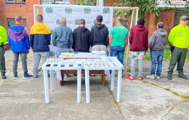 Siete personas fueron capturadas por distribuir estupefacientes en Viterbo