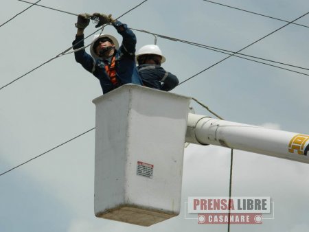 Suspensiones programadas de redes de energía eléctrica del 6 al 9 de julio