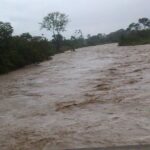 Un río y una quebrada desbordada deja afectaciones en Belén, Boyacá
